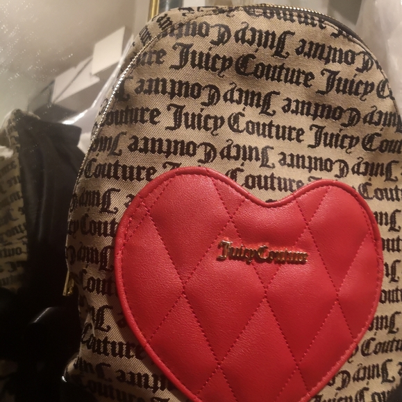 OBO 100% Auth Juicy Couture Signature bagpack - Picture 5 of 7